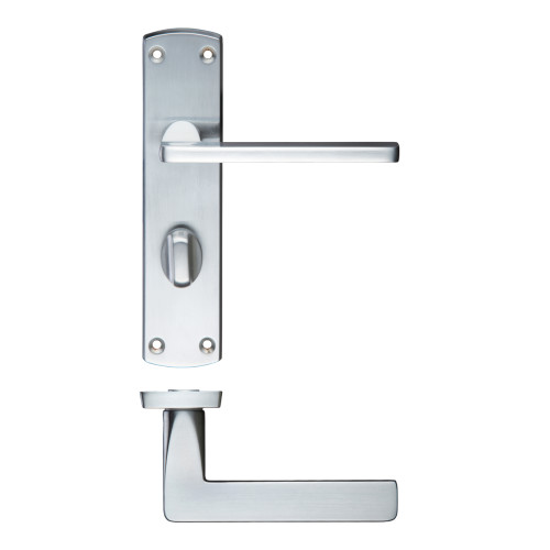 Leon Lever Bathroom (57mm c/c) On Backplate 170mm x 40mm