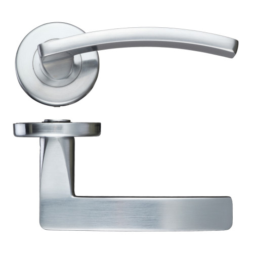 Toledo Lever - Push On Rose -115mm x 65mm