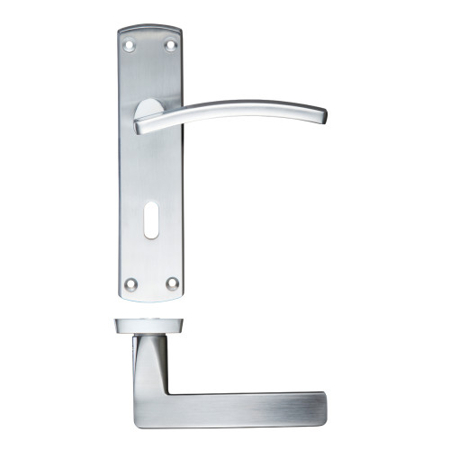 Toledo Lever Lock (57mm c/c) On Backplate 170mm x 40mm