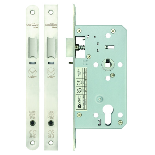 Din night latch - 72mm c/c - backset 55mm
