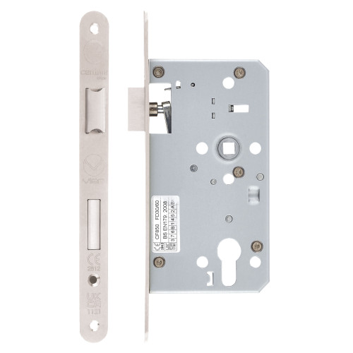 Din escape lock - 72mm c/c - backset 60mm - radius