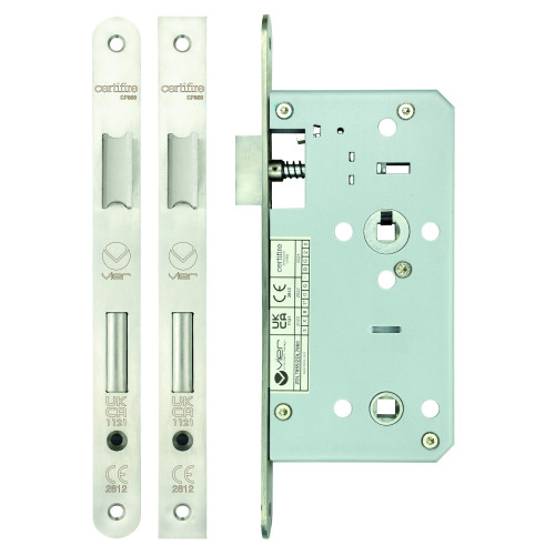 Din Bathroom - 78mm c/c Backset 55mm Radius