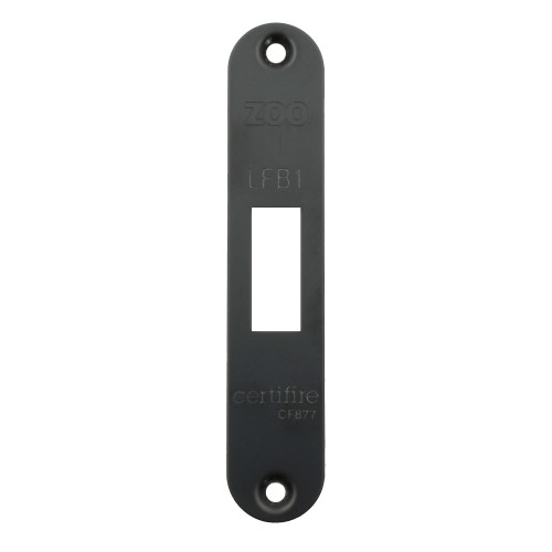 Radius Forend, Strike and Escutcheon Pack t/s ZFB01 Fire Brigade Lock, PVD Black Finish