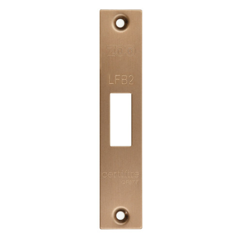 Square Forend, Strike and Escutcheon Pack t/s ZFB02 Fire Brigade Lock