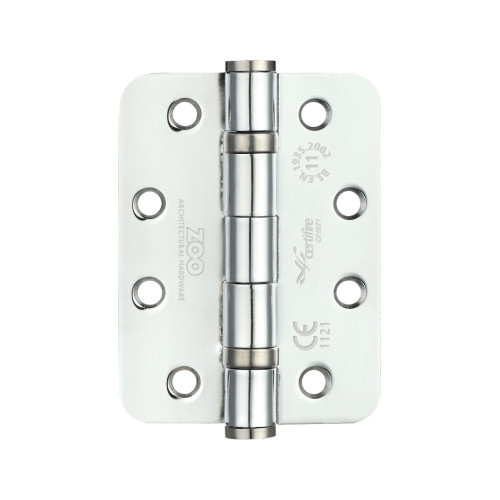 Ball Bearing Hinge - Steel 102 x 76 x 3mm - Radius