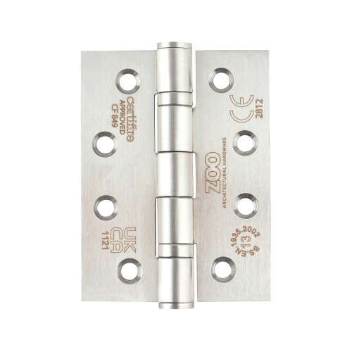 Grade 13 Ball Bearing Hinge Stainless Steel - Grade 201 - 102 x 76 x 3mm (contains pair and a half)