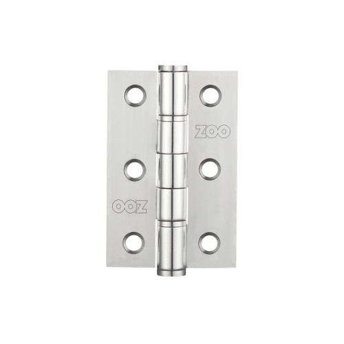 2 Washered Hinge Stainless Steel - Grade 201 - 3"x2"x2mm