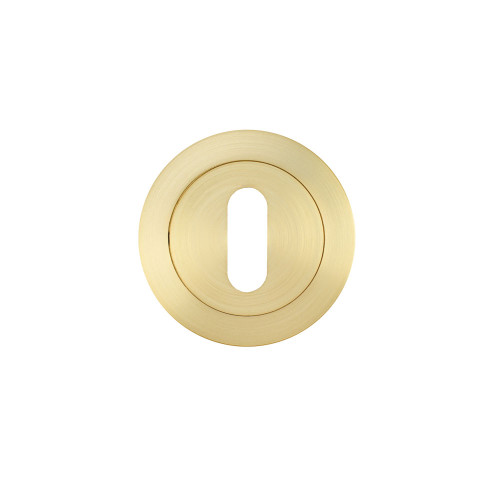 Escutcheon Standard Profile (50mm Dia.) - Satin Brass