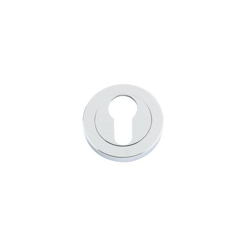 Zoo Hardware Stanza Euro Profile Escutcheon 50mm dia. - Polished Chrome