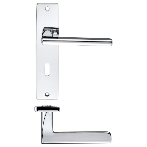 Venice Lever Lock (57mm c/c) On Backplate - 180x43mm