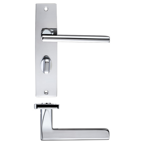 Venice Lever Bathroom (57mm c/c) On Backplate - 180x43mm