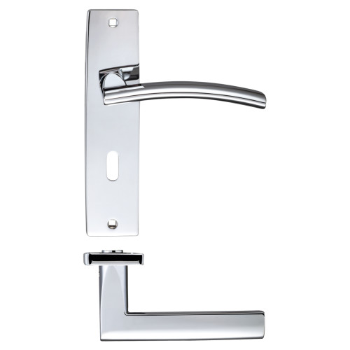 Amalfi Lever Lock (57mm c/c) On Backplate - 180x43mm
