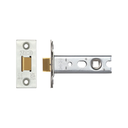 Tubular Latch (Knobs) - Architectural 45* Travel 76mm C/W SSS forend