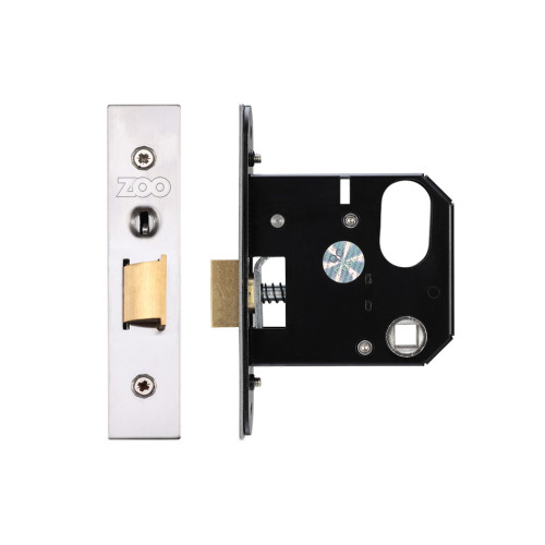Replacement Nightlatch - 76mm c/w Stainless Steel Forend and Strike