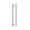 T Bar Cabinet handle 256mm CTC, 316mm Total length Brushed Nickel Finish