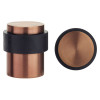 Door Stop Floor Mounted - Round Collared Flat Top 35mm dia