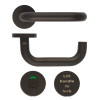 19mm Lift to Lock Tubular Return to Door Lever set -Push On Rose - Grade 304