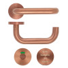 19mm Lift to Lock Tubular Return to Door Lever set -Push On Rose - Grade 304