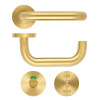 19mm Lift to Lock Tubular Return to Door Lever set -Push On Rose - Grade 304