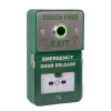 Dual Unit - Combined Emergency Door Release and Stainless Steel "Touch Free Exit" Button