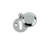 Std. Key Profile Victorian Covered Escutcheon 32mm dia.