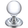 Glass Ball Mortice Knob - 55mm