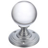 Glass Ball Mortice Knob - 55mm