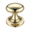 Oval Mortice Knob Furniture 60mm Rose dia.