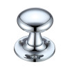 Mushroom Mortice Knob Furniture  60mm Rose dia.
