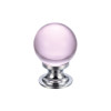 Glass Ball Cabinet Knob - Plain 25mm