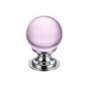 Glass Ball Cabinet Knob - Plain 30mm