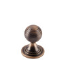 Queen Anne Ringed Knob 25mm rose dia.