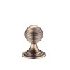 Queen Anne Ringed Knob 25mm rose dia.