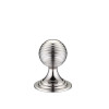 Queen Anne Ringed Knob 25mm rose dia.
