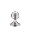 Queen Anne Ringed Knob 25mm rose dia.