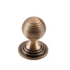Queen Anne Ringed Knob 32mm rose dia.