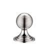 Queen Anne Ringed Knob 32mm rose dia.