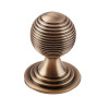 Queen Anne Ringed Knob 38mm rose dia.