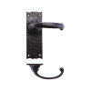 Traditional Lever on Latch Backplate - 6"