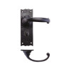 Traditional Lever on Bathroom Backplate - 6"