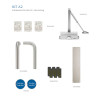 Fire Door Pack - FDP-A2 - Corridor - Non Locking - Architectural Version