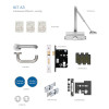 Fire Door Pack - FDP-A3 - Office Kit &acirc; Locking - Architectural Version