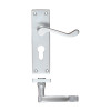 Project Victorian scroll lever on euro backplate -150mm x 40mm