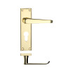 Project Victorian flat lever on euro backplate - 150 x 40mm
