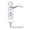 Project Asti lever on bathroom backplate