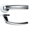 Hydra Lever on Round Rose - Polished Chrome