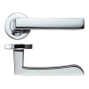 Mensa Lever on Round Rose - Polished Chrome