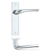 Aries Lever Latch On Backplate - 190x42mm - Polished Chrome