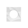 Zoo Hardware Spare Frattura Round Rose - Powder Coat White