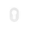 Euro Profile Escutcheon - Rosso Mini - 50 x 32 x 3